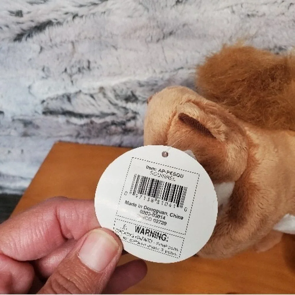 Adventure‎ Planet Pounce Pals Plush 6 Inch Squirrel Stuffed Animal With Tags